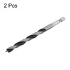 sourcing map 2pcs Brad Point Drill Bit 8mm (5/16") Dia
