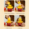 Egg Scrambler Shaker Lovely Electric Mini Portable USB Charging Golden