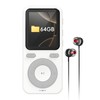 wiwoo 64GB MP3 Player with Bluetooth,Portable HiFi Lossless Sound Bluetooth