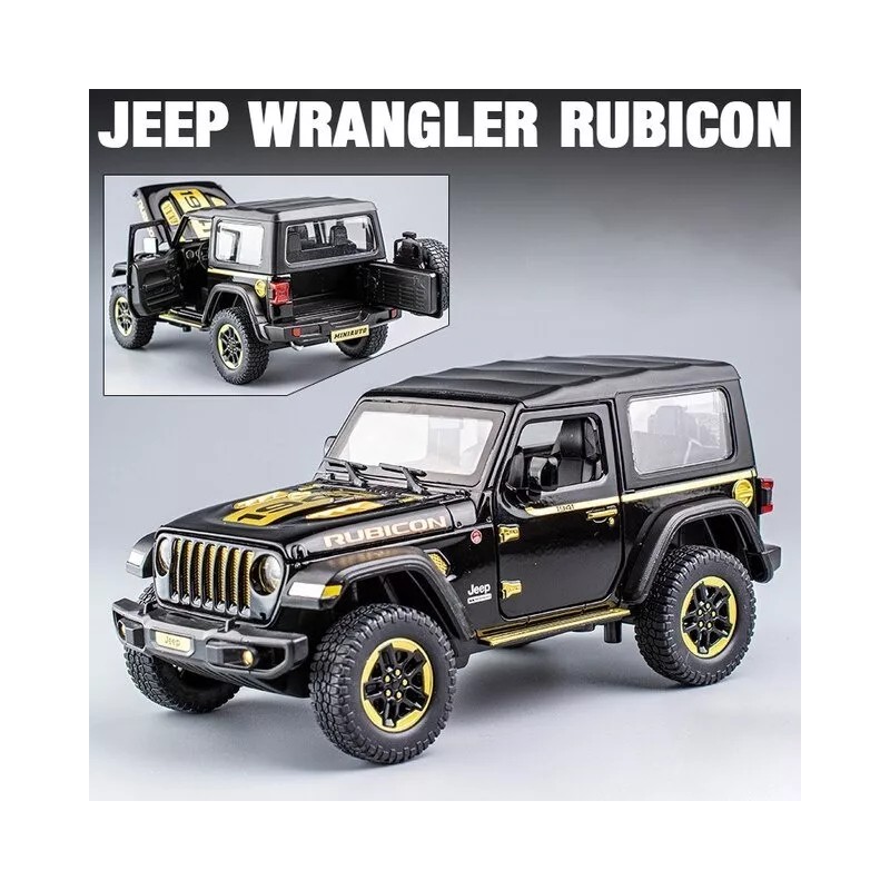 Jeep Rubicon A Escala Con Luces 1:32 Edición 1941 Wrangler