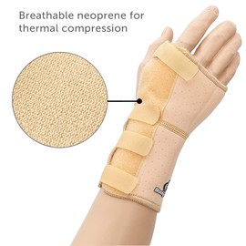 Wrist Brace Splint Support - Breathable Lightweight Carpal Tunnel Splint for Men Women - Pain Relieve Wrist Splints, Ideal for Hand Support, Fractures, Sprains, Joint Pain, Tendonitis, Arthritis