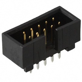 Molex 70246-1001 Connector Shrouded Header 10 POS 2.54mm Solder ST Thru-Hole Tray - Pack of 30