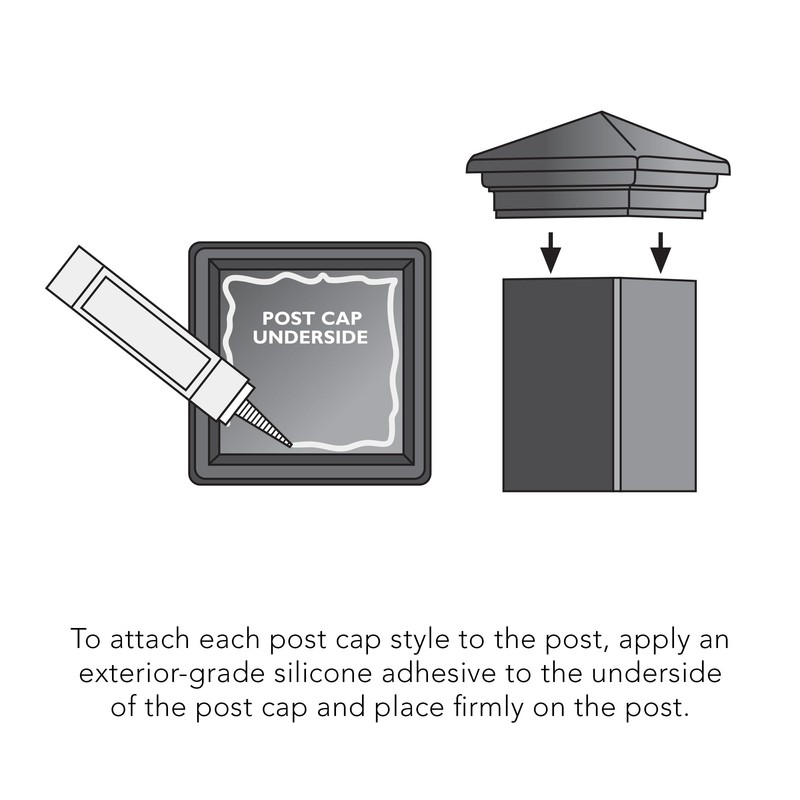 Deckorators 4 in. x 4 in. Victoria Copper Plateau Pressure