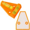 T-spirit Level, 2 Pack, Handy Cross Spirit Level, Small Pyramid