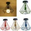 Retro Vintage Industrial Flush Mount Ceiling Light, Retro Pendant Lighting