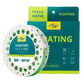 SF Fly Fishing Line Floating with Welded Loop Weight Forward Fly Lines #Grass Green 90FT WF6F