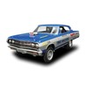 AMT 1/24 1965 Chevy Chevelle AWB Time Machine Plastic Model
