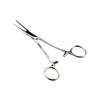 SE 5-1/2" Stainless Steel Self-Locking Straight Forceps - 655FS