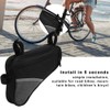 Bike Triangle Bag Outdoor AntiSplash Waterproof Front Beam Large Capacity