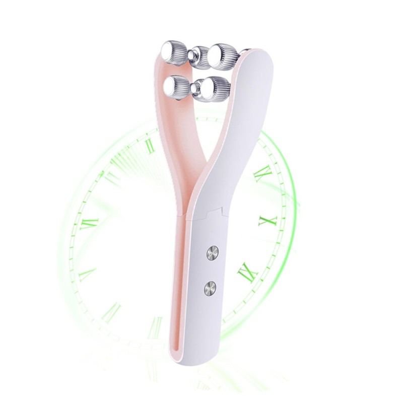 Baluue Face Massage Roller for v Face Lifting Orange Beauty