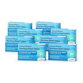 48 Anti-Diarrhoea Relief Tablets | Fast Relief from Acute Diarrhoea | Suitable for Vegetarians | Convenient for Home or Travel