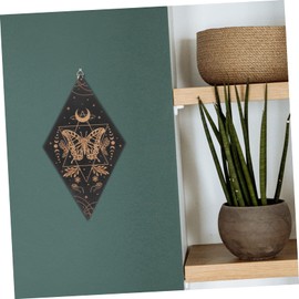 Gatuida Bohemian Wall Decor Unique Moon Star Hanging Sign Yoga Accessory Durable Creative Craft for Living Room Bedroom Ornaments