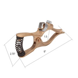 STARTECHWELD Copper Ground Clamp Compatible with Tweco GC-200 Welding Ground Clamp 200 Amps GC-200