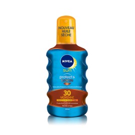 Nivea Sun Dry Oil Activator Tanning Activator Protects and Bronze SPF 30 200 ml