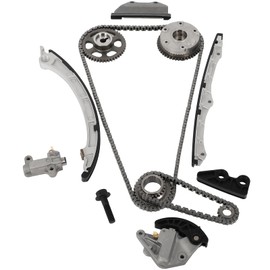 AZHZ Engine Timing Chain Kit W/Guide Sprocket Fits for Acura for ILX 2.4L 2014-2015 for TSX 2.4L 2009-2014 for Honda for Accord 2.4L 2008-2012 Replace 9-0711SA+918-751 S-940 9-5790 9-5572 9-5571