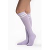 SERICI Knee Socks | 4 Pairs Cotton Striped Knee High