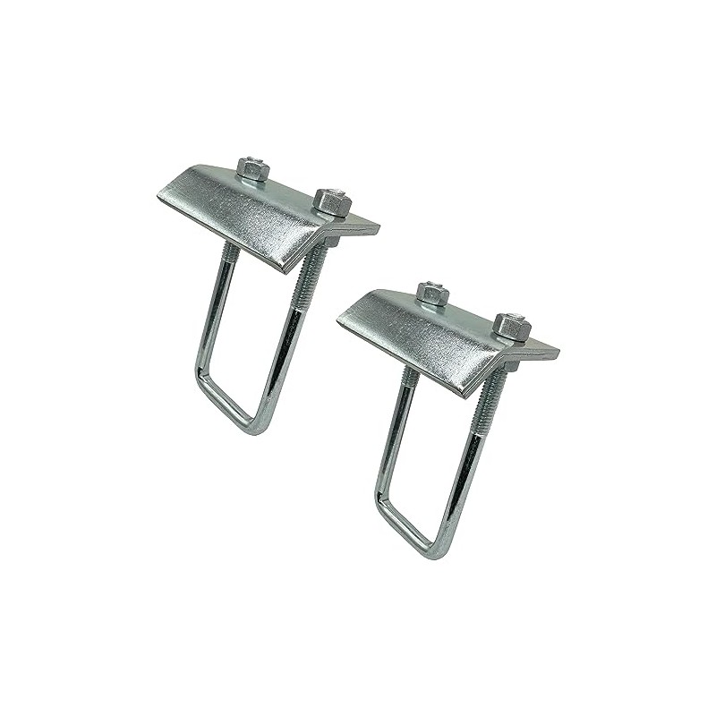 4 Pack Strut to Beam Clamp with Square U-Bolt and