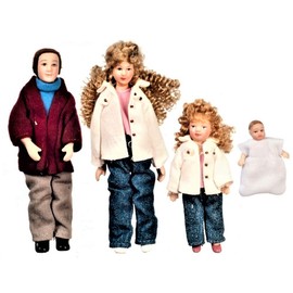 Aztec Imports, Inc. Dollhouse Miniature 4-Pc. Finley Family