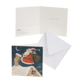 Pack of 8 Climbing The Chimney NSPCC Charity Christmas Cards Xmas Cards