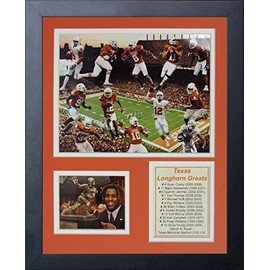 Legends Never Die Texas Longhorn Greats Framed Photo Collage, 11 by 14-Inch