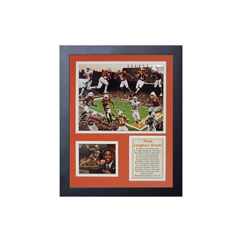 Legends Never Die Texas Longhorn Greats Framed Photo Collage, 11