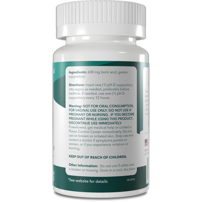 pH-D Feminine Health - Boric Acid Starter Bundle - pH-D