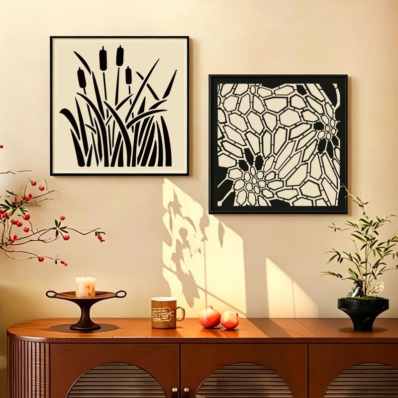 16 PCS Camo Stencils for Painting, 10 * 10 in