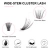 Cluster Lashes Individual Eyelashes, Wide Handle, D-Curl, DIY Single, Soft