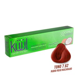 KÜÜL - Color System Tinte Permanente para Cabello Tono 7.62 90 ml, con Aceite de Coco, Filtro UV y Colágeno, Prolonga Intensidad del Color, Aporta Hidratación, Brillo y Sedosidad, Coloración Cabello