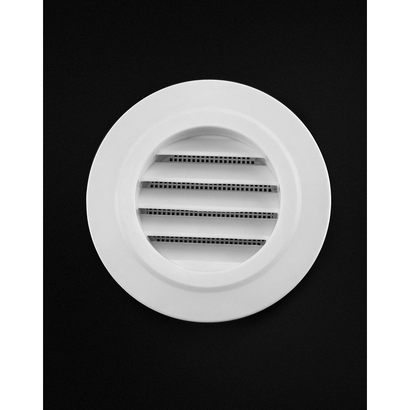 QWORK Air Vent ABS Louver Grille Cover, 4 Pack 4"