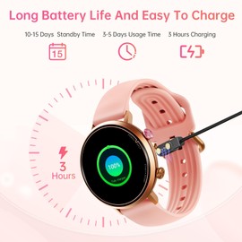 OUKITEL Smart Watches for Women,1.32''HD Smartwatch Sleep Monitor,120+ Modes Sports Watch, IP68 Waterproof Smartwatch for Android/iOS Fitness Watch