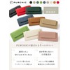 PURCHIC Women's Long Wallet, Genuine Leather, Thin, Lightweight, Slim, Thin,