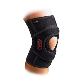 McDavid M4201 Knee Supporter, Double Knee Wrap, DS, Left and Right Use, Fixed, Compression, Double Wrap, Stay, L, Black, Sports, Everyday Use