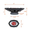 4X Soundxtreme ST-680 5x7 Inch / 6x8 Inch 3-Way 700