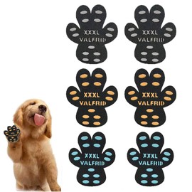 VALFRID Dog Paw Pads Anti-Slip Paw Protector,15 Sets-60 Pads Keeps Dogs from Slipping On Hardwood Floors,Traction Control Non-Skid Stronger Adhesive for Senior Dogs and Weak Paws Multicolor XXXL