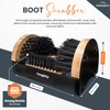 Toughty Boot Scrubber - Heavy-Duty All-Weather Shoe Cleaner with Scraper