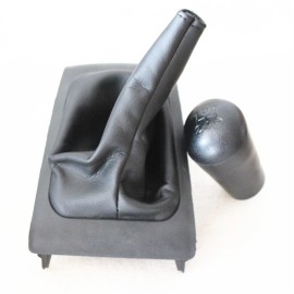 For 2005-2012 Toyota Tacoma 5 Speed Manual Gear Shift Knob w/ Shifter Boot Black