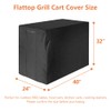 Outdoor Cover - Waterproof BBQ Cart Cover Compatible with 40"