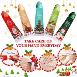 Hand Cream Christmas Set, Hand Cream Gift Set, Mini Hand Cream Gift Set, Moisturising Cream Gift Set for Dry Exfoliating Hands
