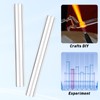 Akamino 20 Pieces 4 Inches Long Clear Glass Tubes for
