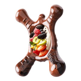 Dog Toys for Aggressive Chewers - Indestructible Dog Toy,Dog Chew Toys,Tough Durable Dog Toys for Medium/Large Breed,Puppy Teething Toy,Nylon Dog Bones to Keep Them Busy,Puppy Essentials,Bacon,Brown