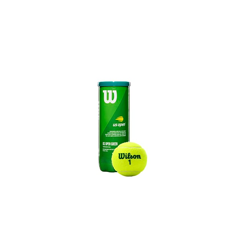 Wilson Uso Tournament Pelota de Tenis, Color Verde