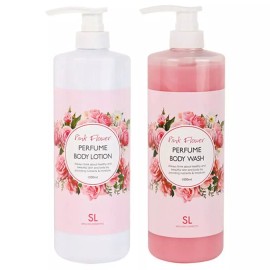 장미향으로 매일 특별하게 바디로션 1개 바디워시 1개 Daily Special Body Care Set with Rose Scent, 1 Body Lotion, 1 Body Wash