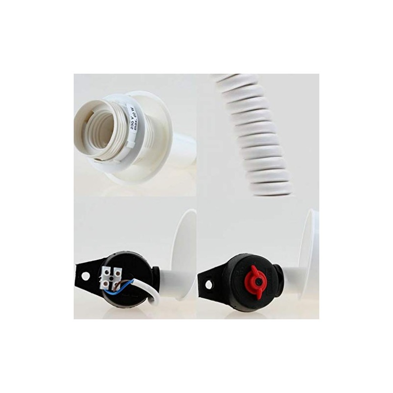 Light Pull Pendant I Rollyzug Spiral Cable I with Socket