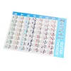 Guitar Chord Poster 56 Colour Coded Coated Paper Educational Reference