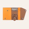 COGURE CONKC-L Key Case, Genuine Leather, European Embossed Leather, Large