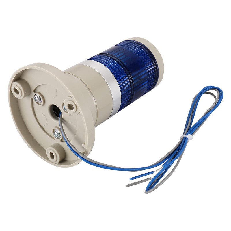 Baomain Warning Continuous Light 12 VDC Blue LED Industrial Signal