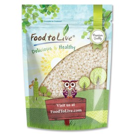 Food to Live Italian Arborio Rice, 1 Pound – Short Grain White Rice, Superfino Grade, Vegan, Kosher, Bulk, Ideal for Creamy Risottos and Other Italian Dishes