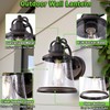 GRUENLICH Outdoor Wall Lantern, Wall Sconce as Porch Lighting Fixture,