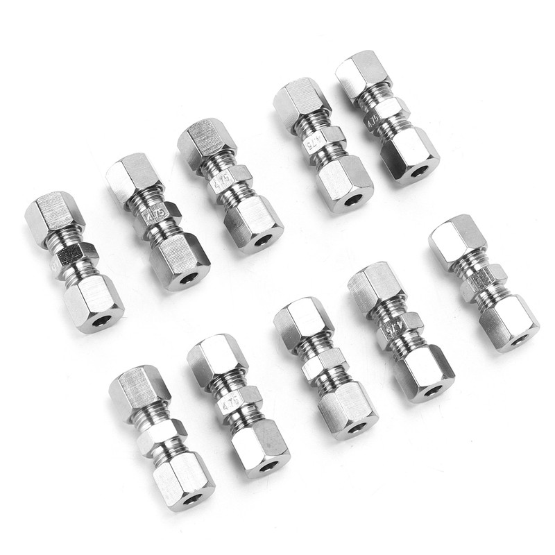 10PCS Quick Brake Line Connector for 4.75mm Braking Cable Metal